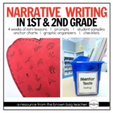 Narrative Writing in 1st Grade: Storytelling Writing Lessons & Organizers