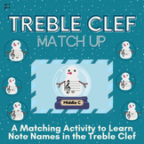 Treble Clef Match Up: A Print & Go Packet to Teach and Reinforce Note Names