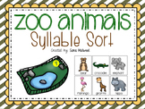 Zoo Animal Syllable Sort Center