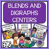 Blends and Digraphs Centers Activities Bundle