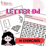 10 SIMPLE and FUN Letter D Exercises: Letter Recognition, Matching, and Writing