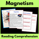 Magnetism Reading Comprehension Activity Pages l Informational Passage