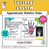Anatomy and Physiology Unit 3: Appendicular Skeleton Editable Slides