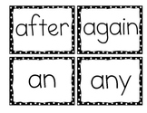 First Grade Dolch Word Cards
