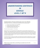 Understanding Sentences in Google: Level 2 Set 9