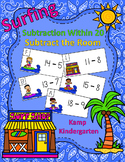 Summer Subtraction Within 20 Surfing Subtract the Room