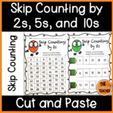 Skip Counting Worksheets Cut and Paste Activities for 2s, 5s, and 10s
