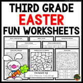 3rd Grade Easter Packet Fun Fast Early Finishers Puzzles Worksheets & Activities