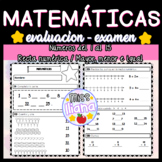 EvaluaciÂ¨Â®n MatemÂ¨Â¢ticas Preescolar