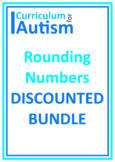 Rounding Numbers Worksheets Cards Autism Special Education