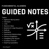 05 - Systems of Linear Equations Guided Notes Bundle