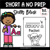 Skills Block | Short A | Cycle 2 | 1st Grade | Rotations Packet | No Prep!