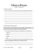 "I Have a Dream" speech analysis:  A writer's perspective