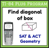 Find diagonal of rectangular prism - TI-84 Plus program
