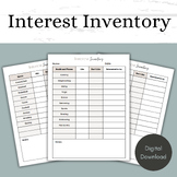Leisure/Hobby Interest Inventory for Teens and Adults