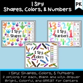 I SPY: Shapes, Numbers, & Colors