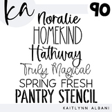 KA Fonts | Font Bundle - Set 90 | Farmhouse Fonts