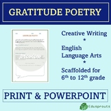 Gratitude Poetry: Creative Writing for Thanksgiving, Mother's Day, Teachers' Day
