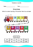 Numbers in Words Worksheets for Grade 1-2 & 3: Engaging and Educational 6 Pages