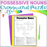 Possessive Nouns Grammar Practice Crossword Puzzle Worksheet