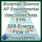 008 Energy Flow in Ecosystems - AP Environmental Bozeman Science Guide & Key