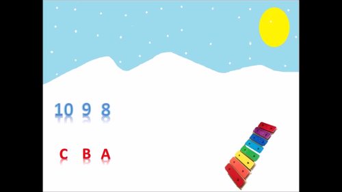 "Playing in the snow" song/ percussion for non specialists / music readers video