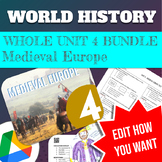 Unit 4 - Medieval Europe - WHOLE UNIT BUNDLE