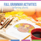 Fall Grammar Bundle Parts of a Sentence, Phrases, Sentence Structure, & Voice