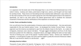 Westward Expansion Lecture Notes