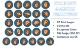American Sign Language (ASL) ABC's Framed