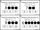 Counting on to Find the Sum: An Addition Activity