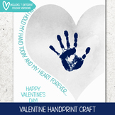 TAKE HOME VALENTINE GIFT FROM STUDENTS, DIY KIDS CRAFT KIT, HANDPRINT ART PRE-K