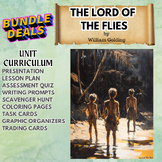 THE LORD OF THE FLIES by William Golding - ELA Literature Novel Study BUNDLE