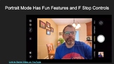 Videos showing iPhone camera features--These are part of a slide presentation.
