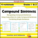 Compound Sentences Conjunctions and-but-or-so - Grades 1-2 Writing, Grammar