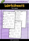 The opera | Worksheets with Questions + Answers | English