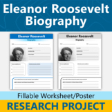 Eleanor Roosevelt Biography Research Project