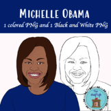 Michelle Obama Clip Art