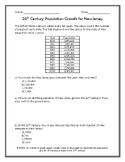 Population Growth and Census Activity for the State of New Jersey
