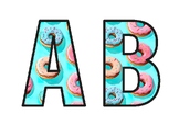 Display Letters - Doughnuts 04