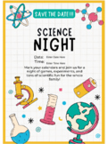 Science Night Save the Date