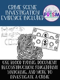 Crime Scene Investigation Activity-Low Prep