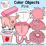 Color Object Clipart - Pink - TPT