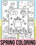 Spring Doodle Coloring Pages
