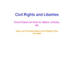 Civil Rights and Liberties Presentation