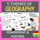 Five Themes Of Geography PowerPoint & Posters