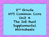 2nd Grade NYS CC Unit 4: The Job Hunt Interactive Notebook