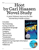 Hoot by Carl Hiaasen Complete Novel Study