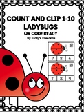 Count And Clip 1-10 Ladybugs (QR Code Ready) -Dollar Deal