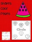 Shape Coloring Sheets